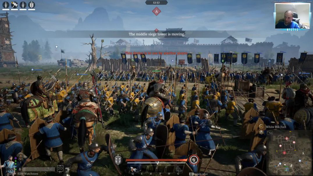 Conqueror's Blade - Siege Battle - Having fun with the house members