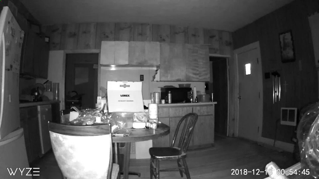 Ghost orb in Kitchen December 18 2018