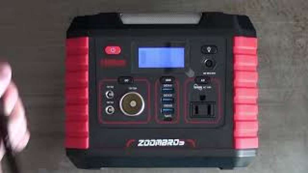 Solar Generator Review Zoombros 330W Solar Powered Battery Bank